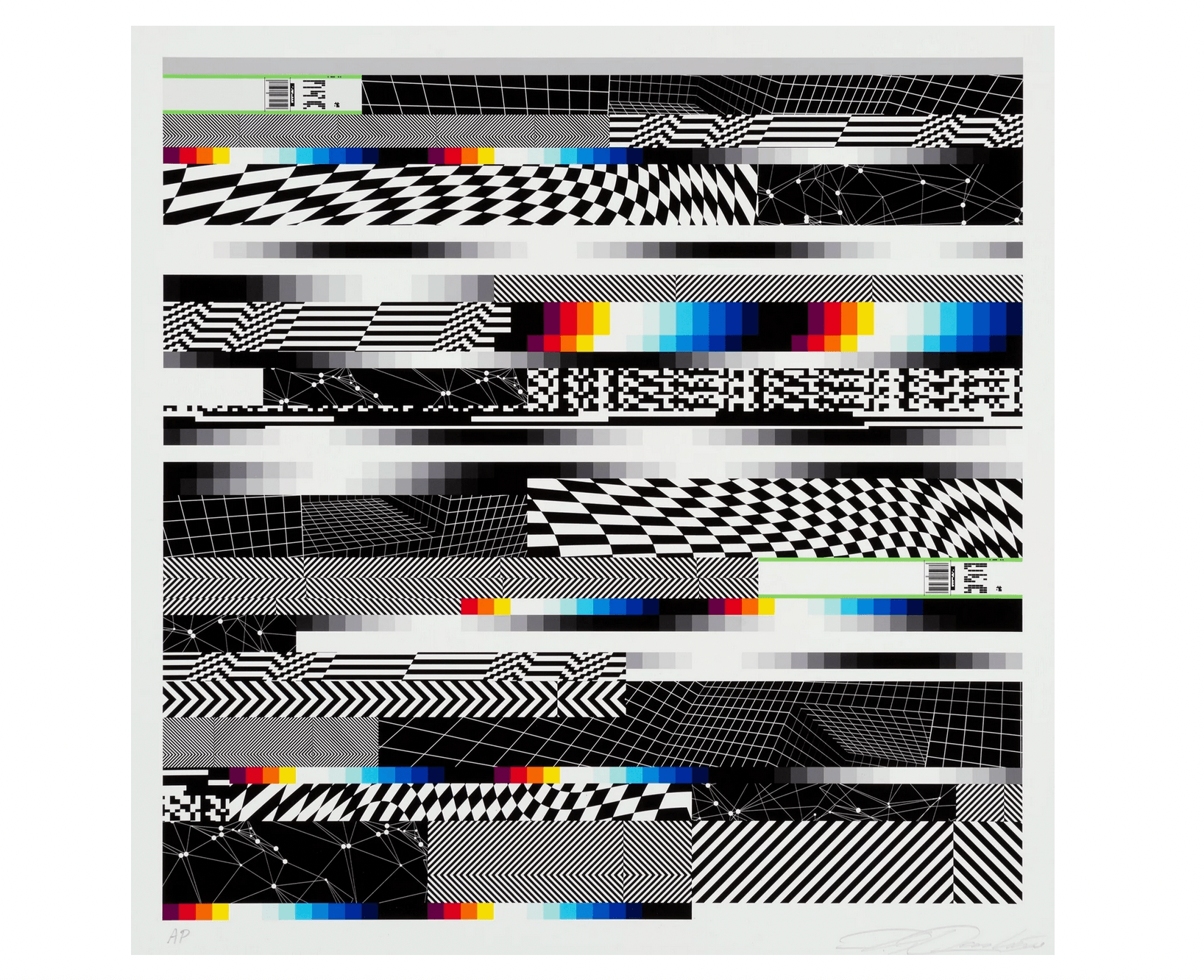 Felipe Pantone - Chromadynamica 61 Artist Proof (2018) by Felipe Pantone - Mankovsky Gallery