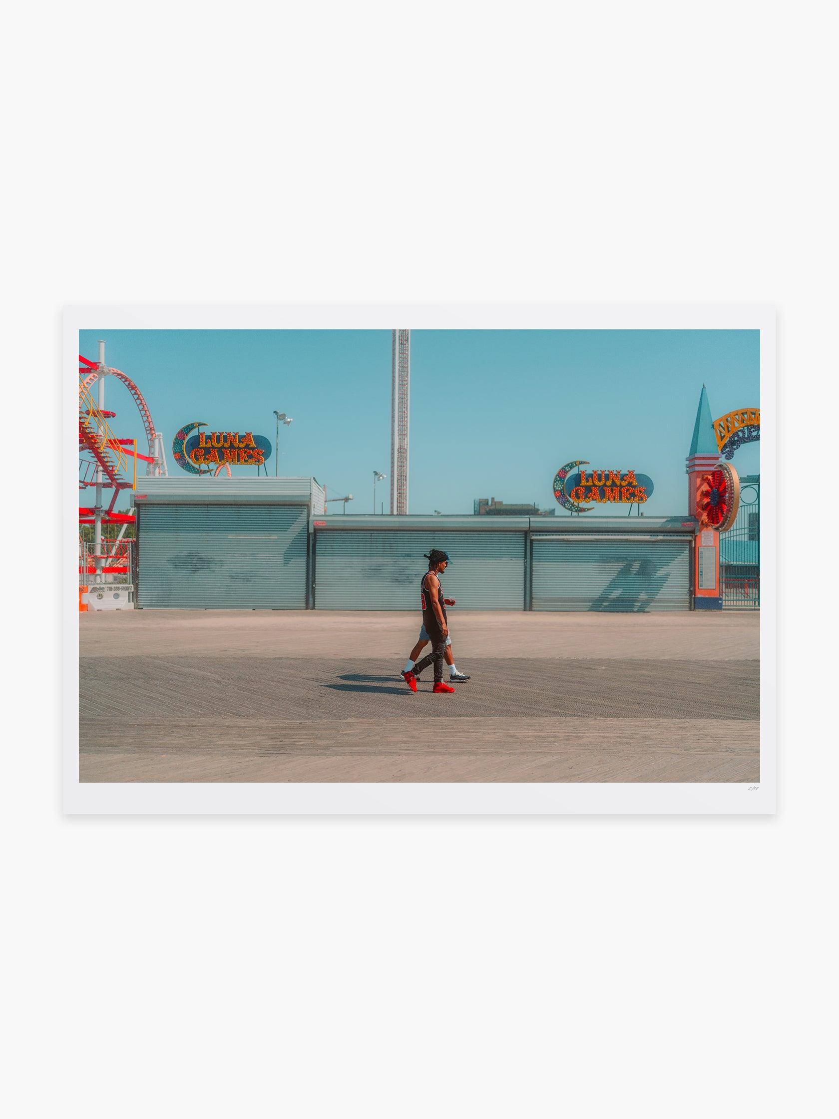Coney Island Boardwalk by Michael Boegl - Mankovsky Gallery