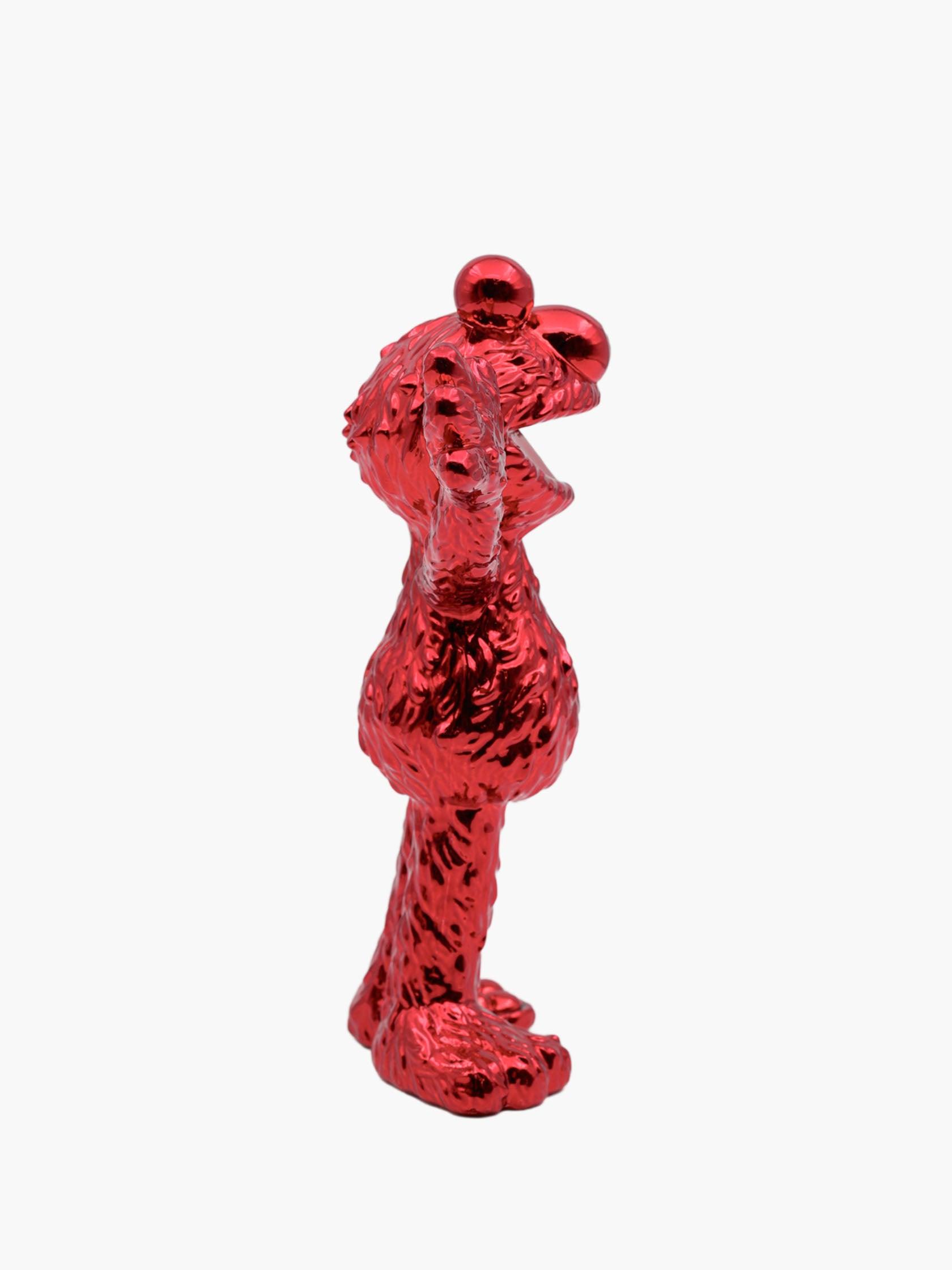 Jason Freeny XXRAY Plus x Mighty Jaxx Elmo (Chrome Red Edition) by Mighty Jaxx - Mankovsky Gallery