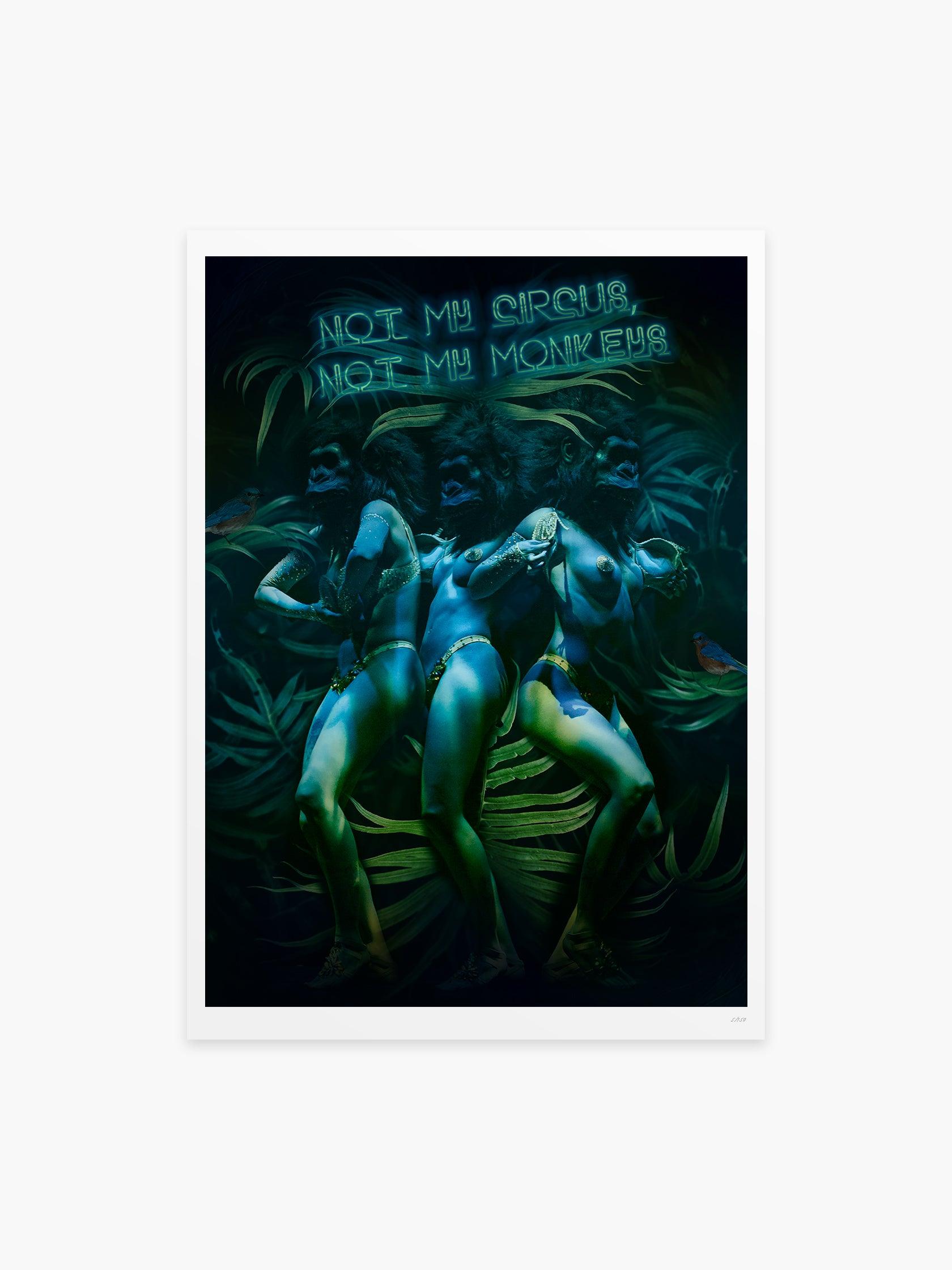 Not My Monkey by Anna Vinterfall - Mankovsky Gallery