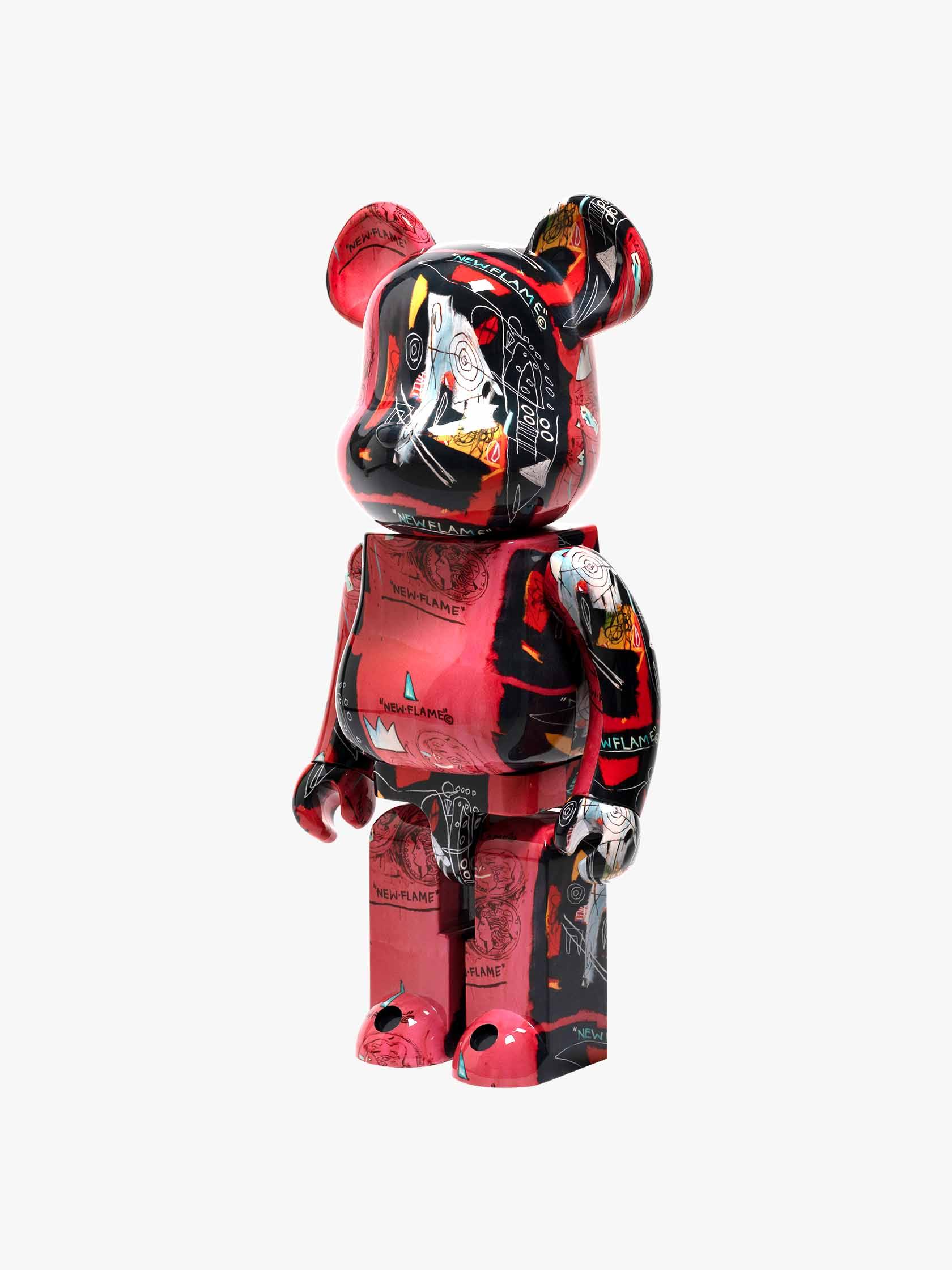 Medicom Toy - 1000% Bearbrick Andy Warhol X Jean-Michel Basquiat