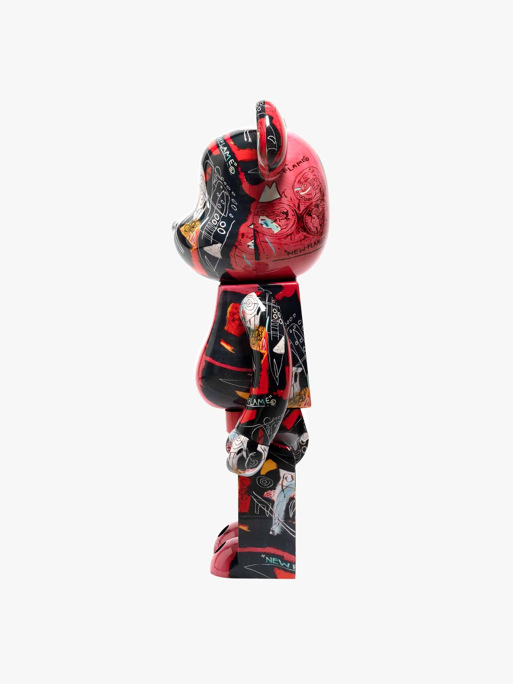BE@RBRICK Andy Warhol x Jean-Michel Basquiat V1 (New Flame) 1000% by Medicom Toy - Mankovsky Gallery