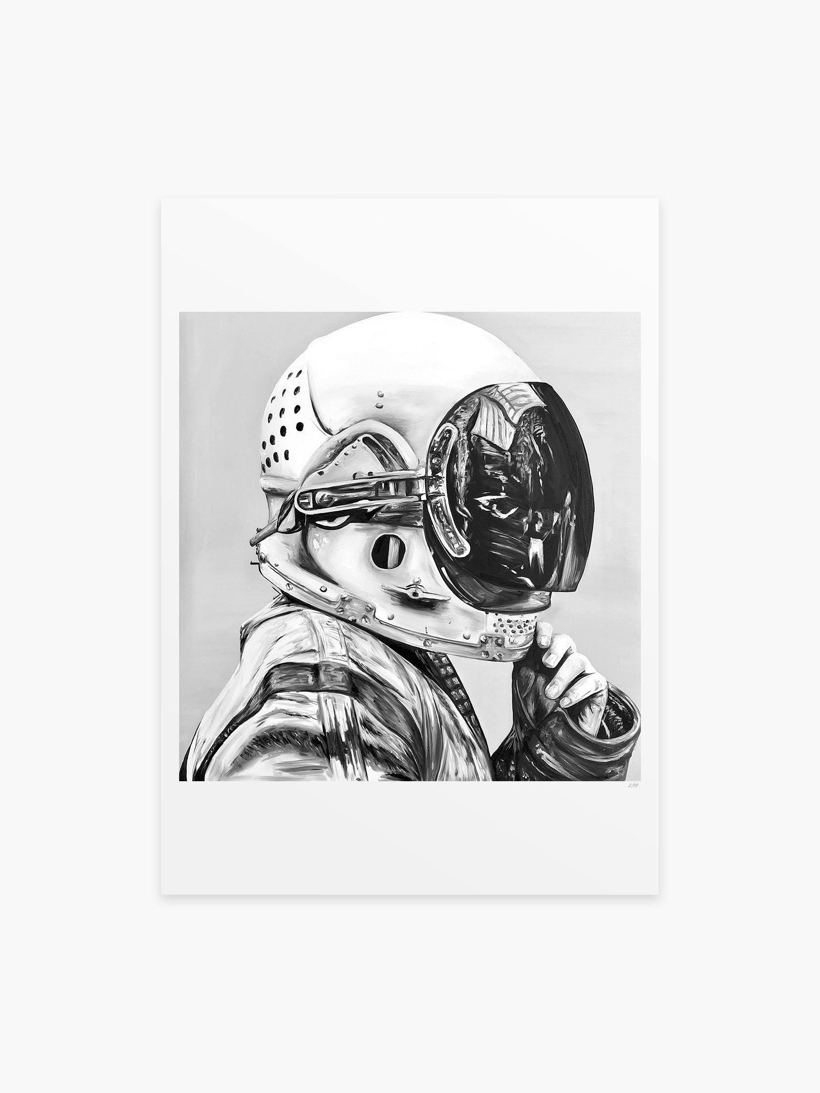 Cosmonaut White by Ricardo Rodriguez - Mankovsky Gallery