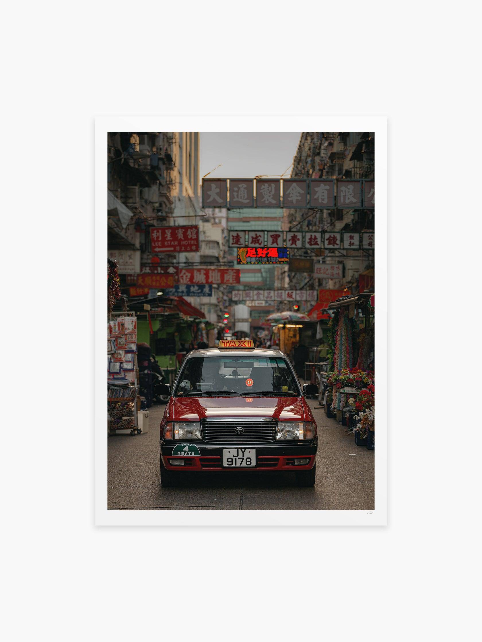 Hong Kong Taxi by Yuto Yamada - Mankovsky Gallery