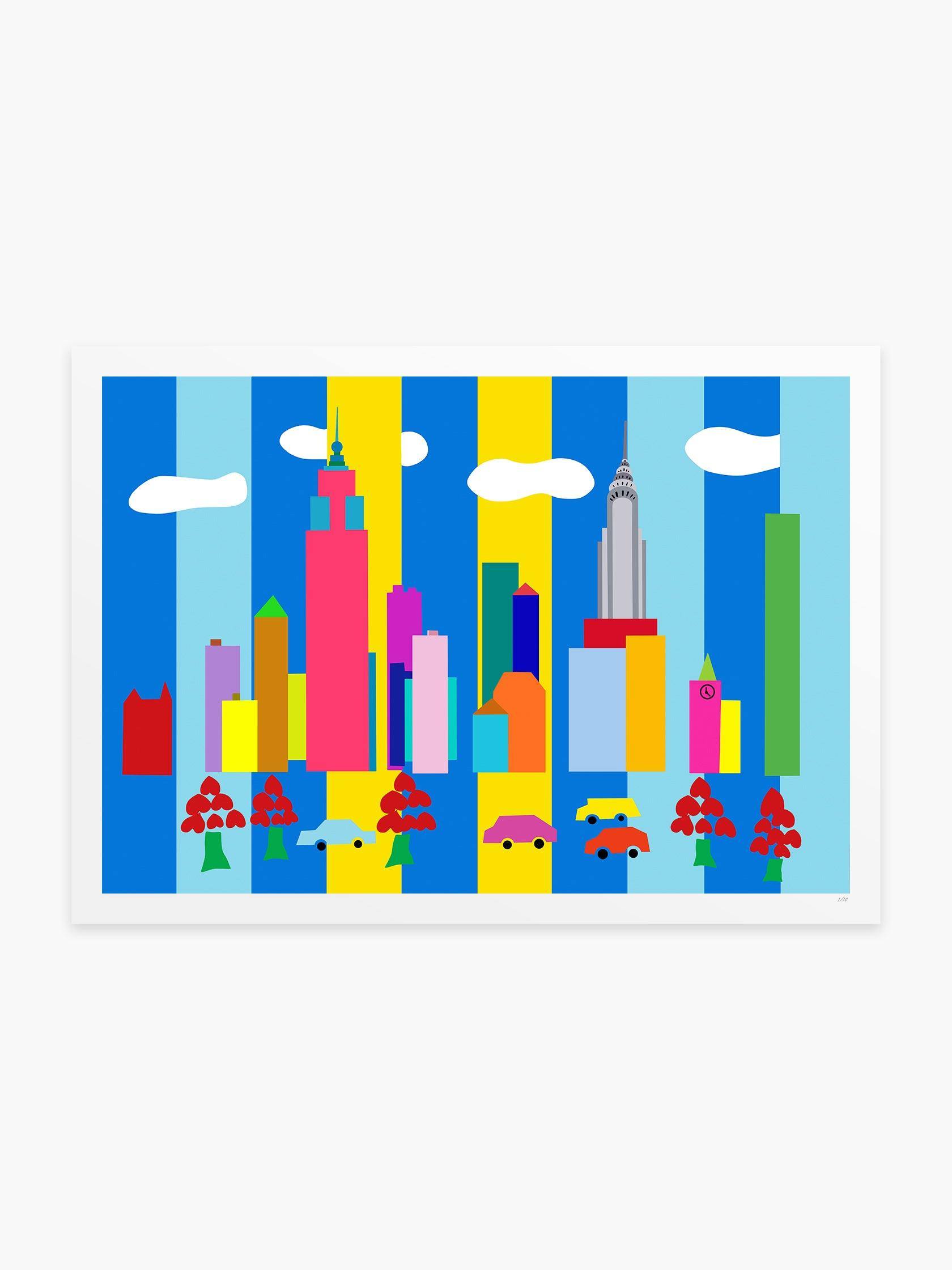 NYC the city of colorful diversity by Michael Hartfelder - Mankovsky Gallery