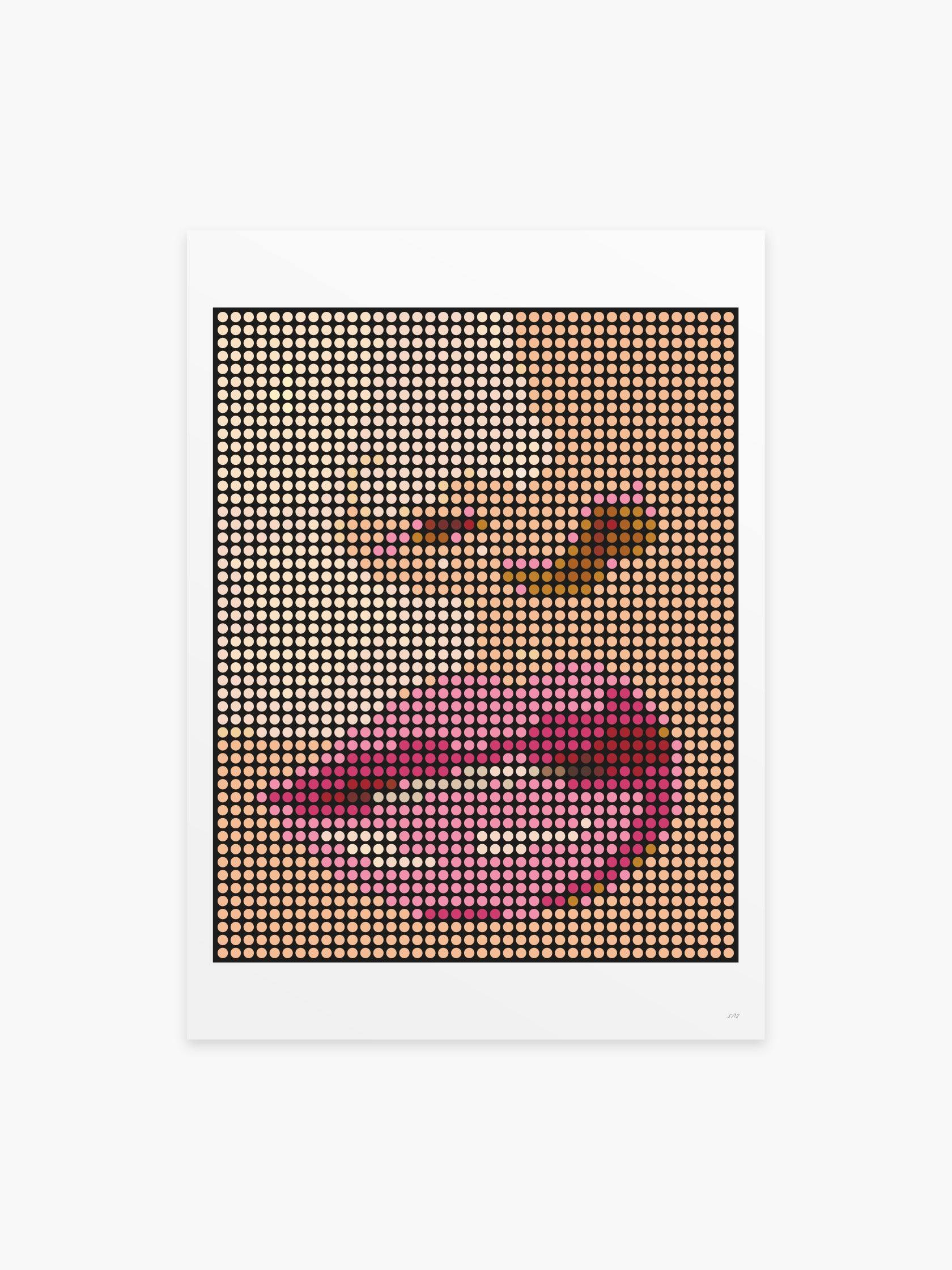 Pink Lips and Nose by Dimitri Likissas - Mankovsky Gallery